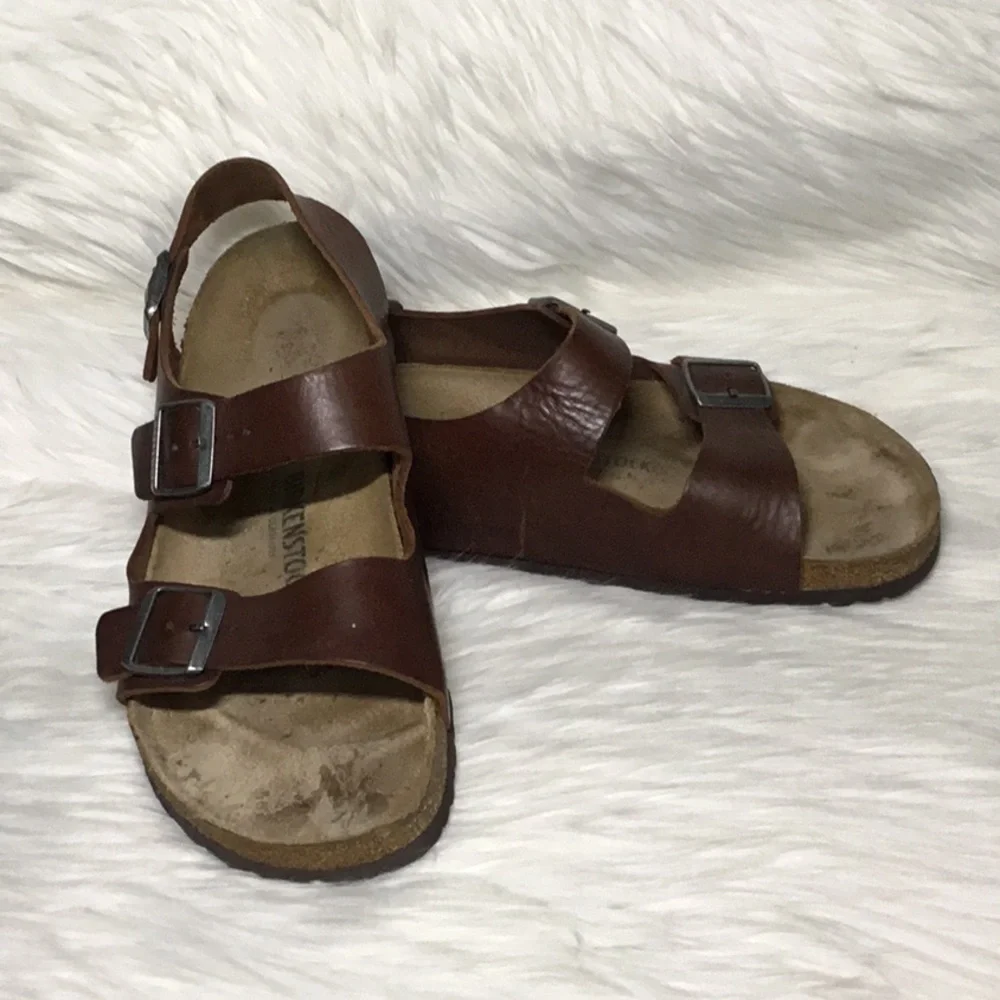 Birkenstock Milano Men’s Sandal, Habana, EUR 46/US 13-13.5